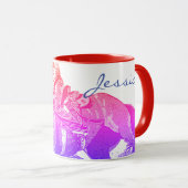 Vat Racer II (regenboog) Mok (Voorkant rechts)