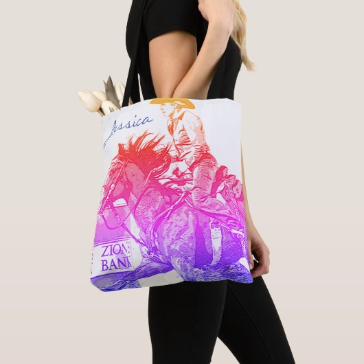 Vat Racer II (regenboog) Tote Bag (Dichtbij)