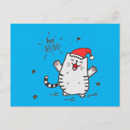 Vat Santa Cat Briefkaart