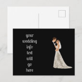 Vat sparen de DatumKaart Aankondigingskaart (Voorkant / Achterkant)