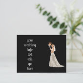 Vat sparen de DatumKaart Aankondigingskaart (Staand voorkant)