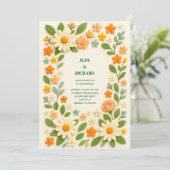 Vat sparen de DatumKaart Save The Date (Staand voorkant)