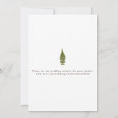 Vat sparen de DatumKaart Save The Date (Achterkant)