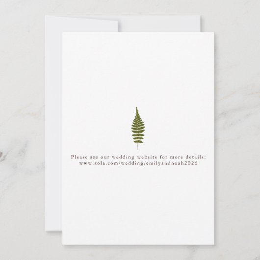 Vat sparen de DatumKaart Save The Date (Achterkant)