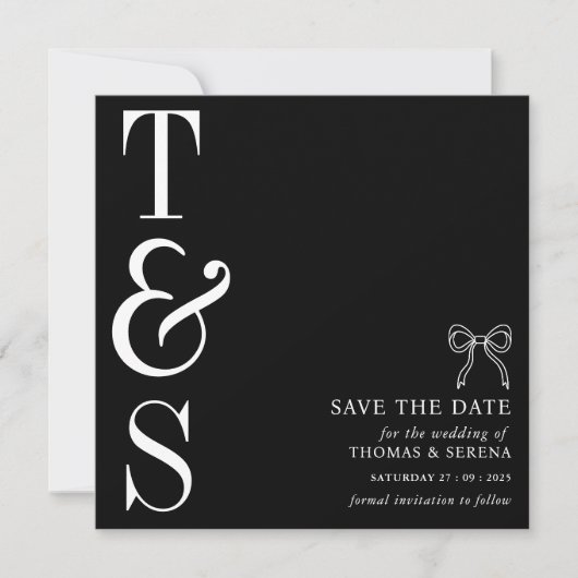 Vat sparen de DatumKaart Save The Date (Voorkant)