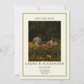 Vat sparen de DatumKaart Save The Date (Voorkant)