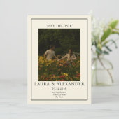 Vat sparen de DatumKaart Save The Date (Staand voorkant)