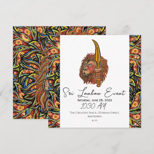 Vat sparen de DatumKaart Save The Date (Voorkant / Achterkant)