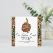 Vat sparen de DatumKaart Save The Date (Staand voorkant)