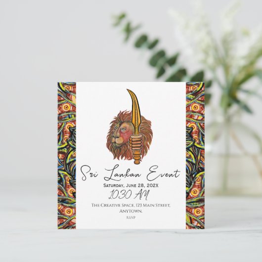 Vat sparen de DatumKaart Save The Date (Staand voorkant)