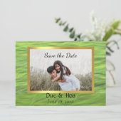 Vat sparen de DatumKaart Save The Date (Staand voorkant)