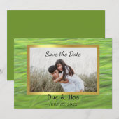 Vat sparen de DatumKaart Save The Date (Voorkant / Achterkant)