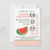 Vat sparen de DatumKaart Save The Date (Voorkant)