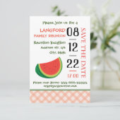 Vat sparen de DatumKaart Save The Date (Staand voorkant)