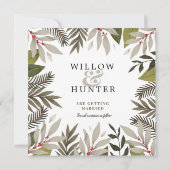 Vat sparen de DatumKaart Save The Date (Achterkant)