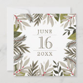 Vat sparen de DatumKaart Save The Date (Voorkant)