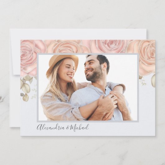 Vat sparen de DatumKaart Save The Date (Voorkant)