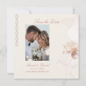 Vat sparen de DatumKaart Save The Date (Voorkant)