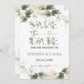 Vat sparen de DatumKaart Save The Date (Voorkant / Achterkant)