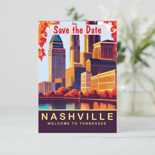 Vat sparen de DatumKaart Save The Date (Staand voorkant)