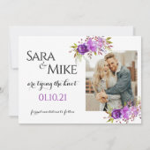 Vat sparen de DatumKaart Save The Date (Achterkant)