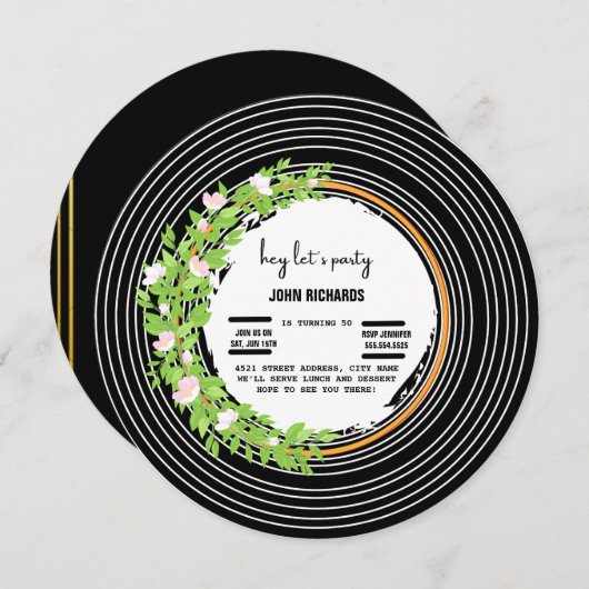 Vat sparen de DatumKaart Save The Date (Voorkant / Achterkant)