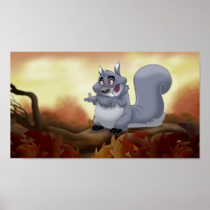 Vat Squirrel Afdrukken Poster