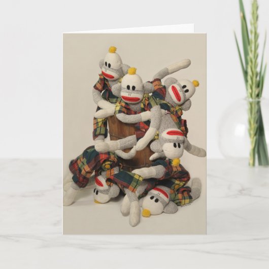 Vat van de Spatie van Apen Kaart (Voorkant)