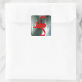 Vat Vol Apen Plezier Vierkante Sticker (Tas)