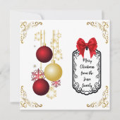 Vat wenskaart feestdagenkaart (Voorkant)