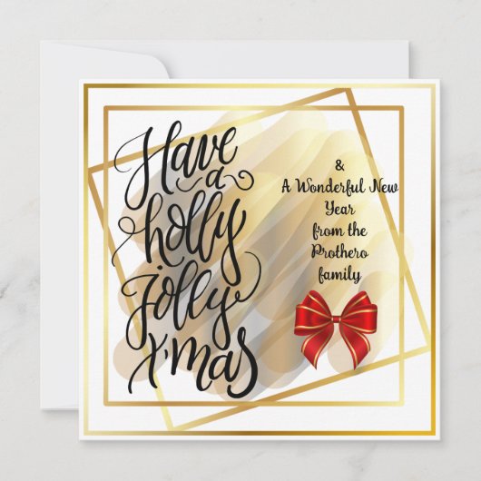 Vat wenskaart feestdagenkaart (Voorkant)