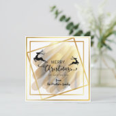 Vat wenskaart feestdagenkaart (Staand voorkant)