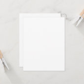 Vat Wenskaart Kaart (Voorkant / Achterkant in situ)