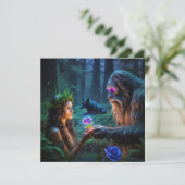 Vat Wenskaart Kaart (Staand voorkant)