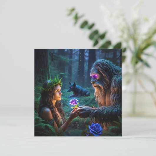 Vat Wenskaart Kaart (Staand voorkant)