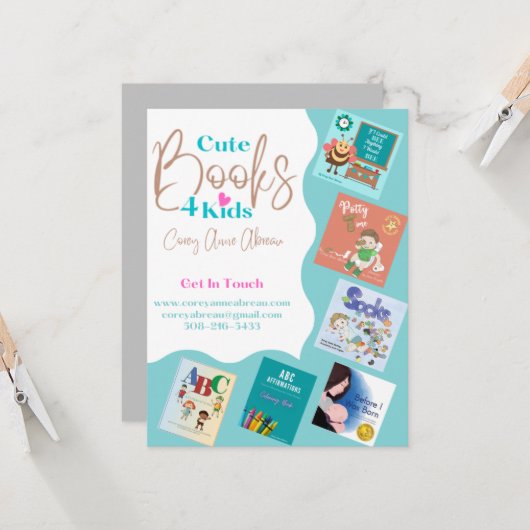 Vat Wenskaart Kaart (Voorkant / Achterkant in situ)