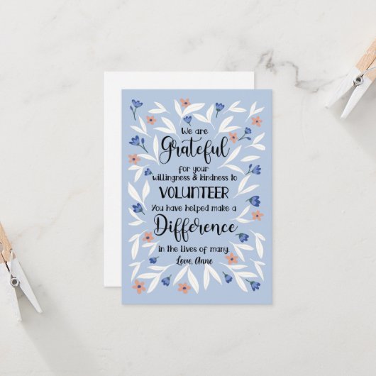 Vat Wenskaart Kaart (Voorkant / Achterkant in situ)