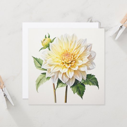 Vat Wenskaart Kaart (Voorkant / Achterkant in situ)