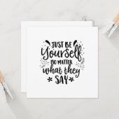 Vat Wenskaart Kaart (Voorkant / Achterkant in situ)