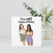 Vat Wenskaart Kaart (Staand voorkant)