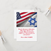 Vat Wenskaart Kaart (Voorkant / Achterkant in situ)