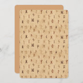 Vat Wenskaart loopt Kaart (Voorkant / Achterkant)