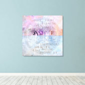 VATA DOSHA - Ingewikkeld Canvas Afdruk (Insitu (Houten vloer))