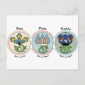 Vata-Pitta-Kapha Briefkaart (Voorkant)
