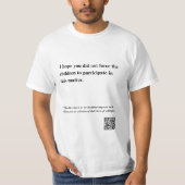 vatbaar t-shirt (Voorkant)