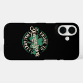Vatbaar voor kattenkwaad en onzin St. Patrick's Da Case-Mate iPhone Case (Achterkant (horizontaal))