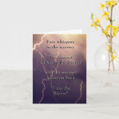 Vate Whispers aan het Wenskaart van Warrior Kaart (Gele Bloem)