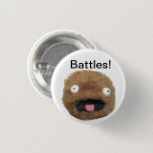 Vaten! 3 cm badjes ronde button 3,2 cm (Voorkant /achterkant)