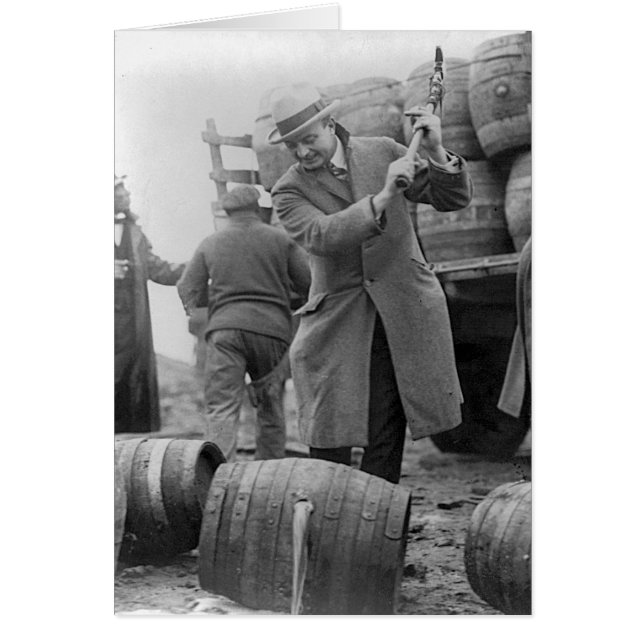 Vaten bier vernietigen, 1924 (Voorkant)