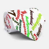 Vaten Cadeau White Stropdas (Opgerold)